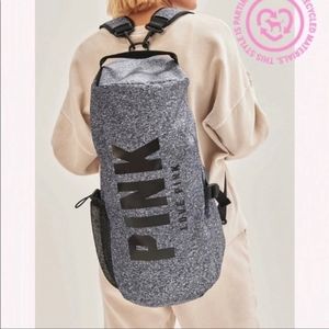 Victoria's secret pink duffle backpack